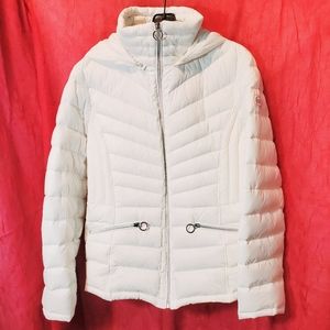 Michael Kors White Puffer Jacket- XL